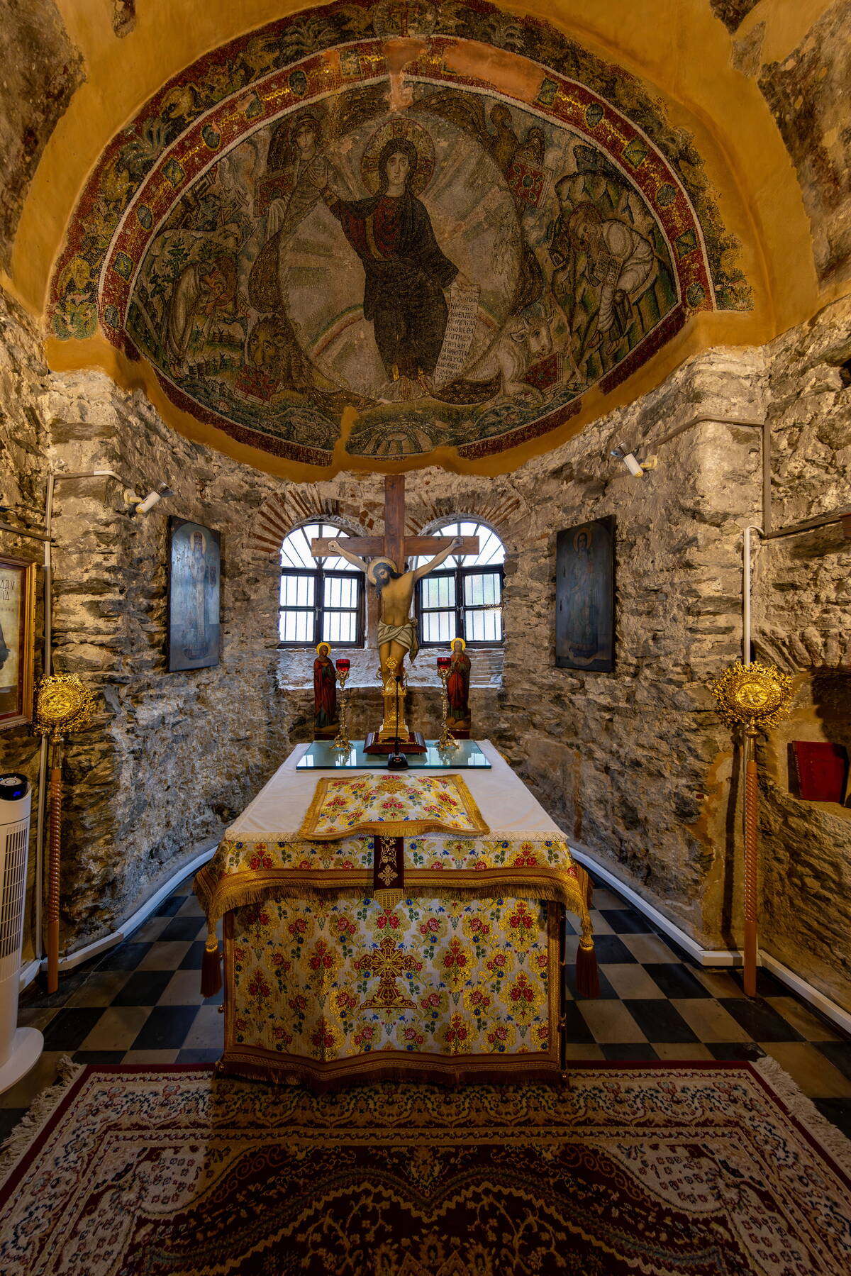 Latomos Monastery - Holy Church of Hosios David in Thessaloniki.