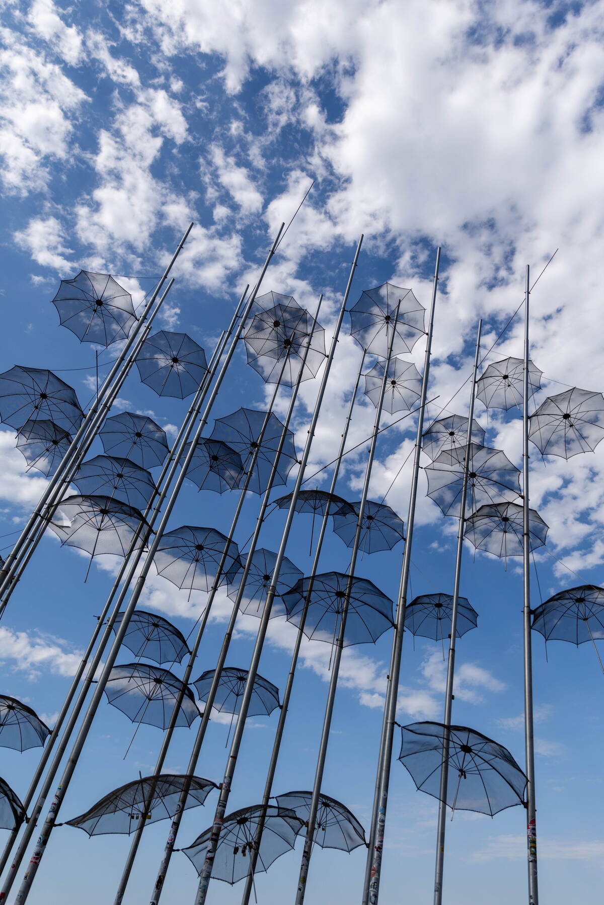 The Umbrellas by Zongolopoulos in Thessaloniki.